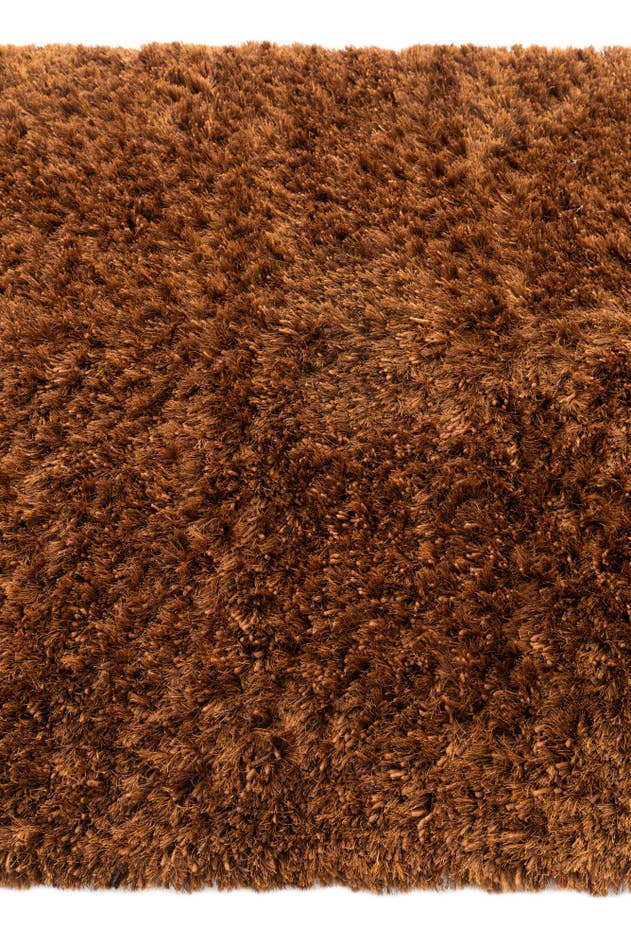 Detail image of 4' 10 x 6' 9 Hand Knotted Solid Shag Oriental Rug