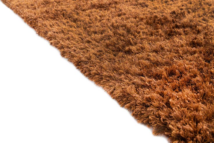 Detail image of 4' 10 x 6' 9 Hand Knotted Solid Shag Oriental Rug