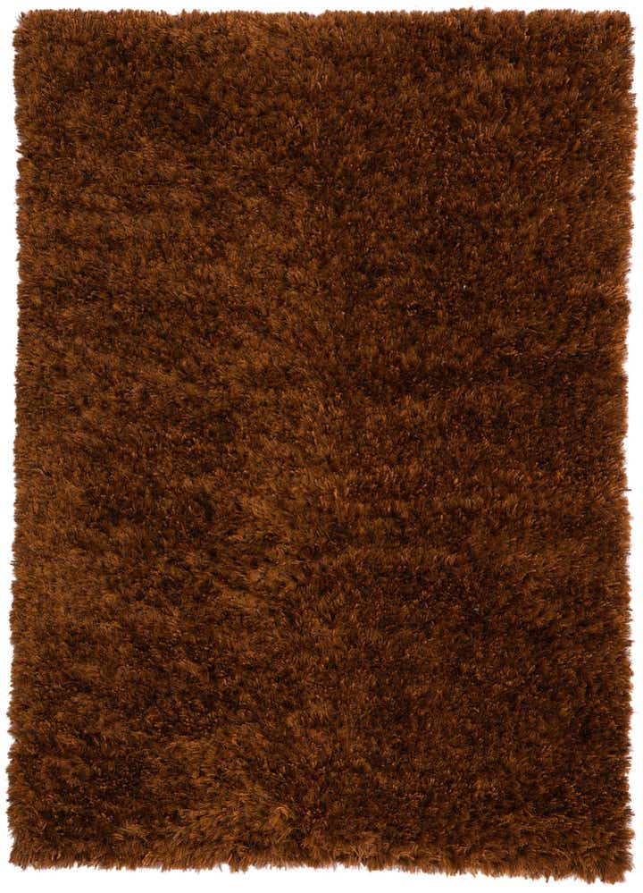 4' 10 x 6' 9 Hand Knotted Solid Shag Oriental Rug