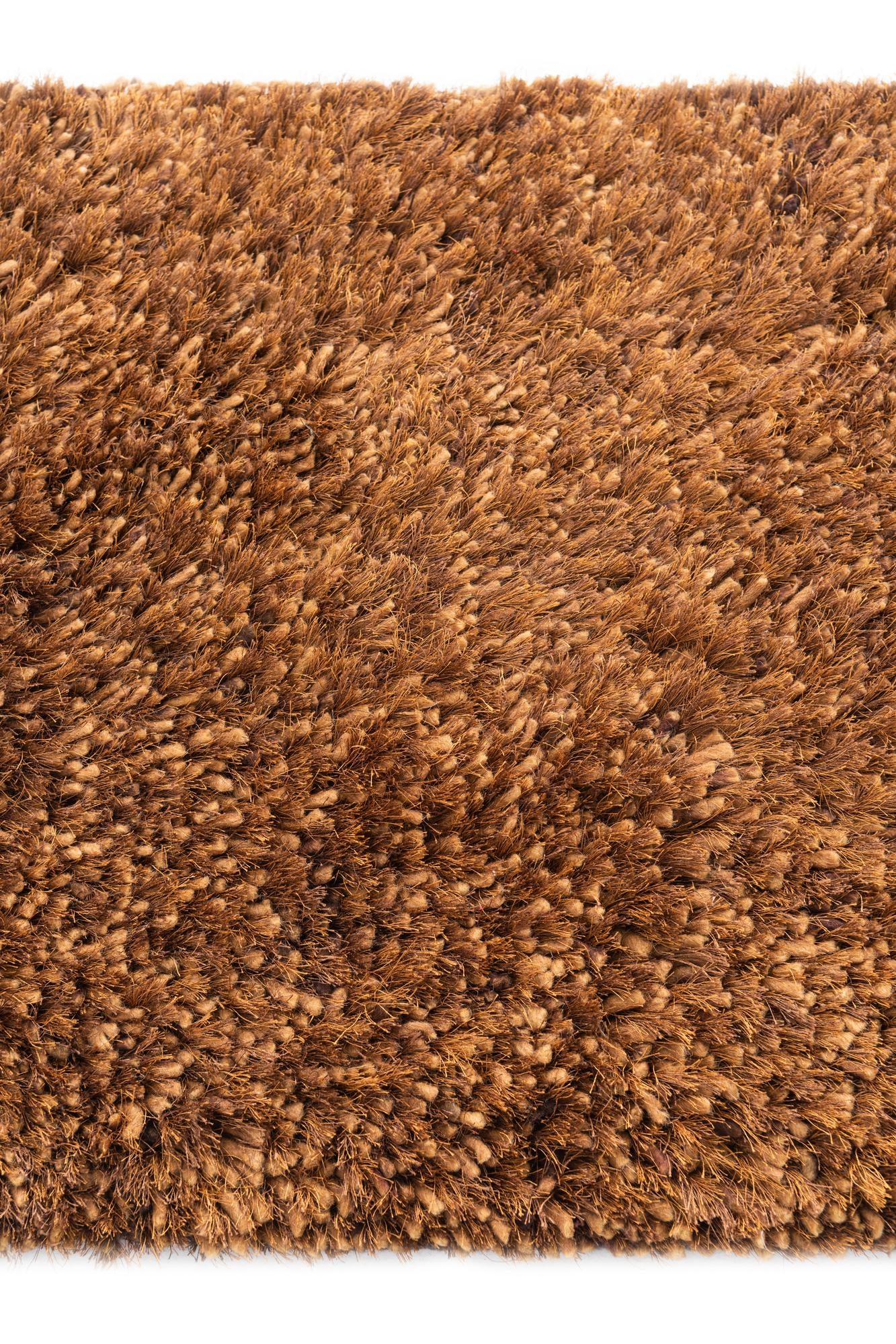 2' 5 x 5' Solid Shag Rug