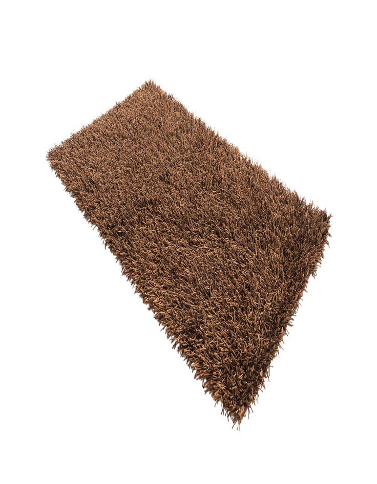 Detail image of 3' 2 x 5' 4 Hand Knotted Solid Shag Oriental Rug