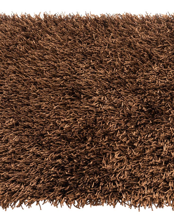 Detail image of 3' 2 x 5' 4 Hand Knotted Solid Shag Oriental Rug