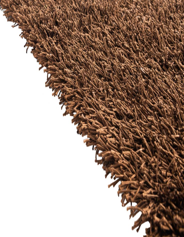 Detail image of 3' 2 x 5' 4 Hand Knotted Solid Shag Oriental Rug