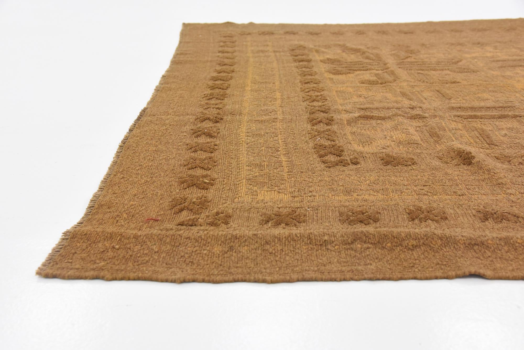 6' 3 x 8' 2 Hand Woven Sumak Wool Rug