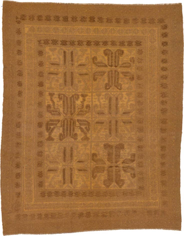 Detail image of 6' 3 x 8' 2 Hand Woven Sumak Wool Rug