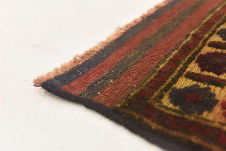 3' x 4' Hand Knotted Sumak Wool Rug