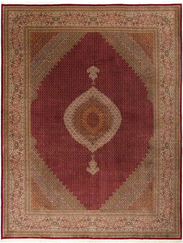 Detail image of 9' 11 x 13' Tabriz Mahi Rug