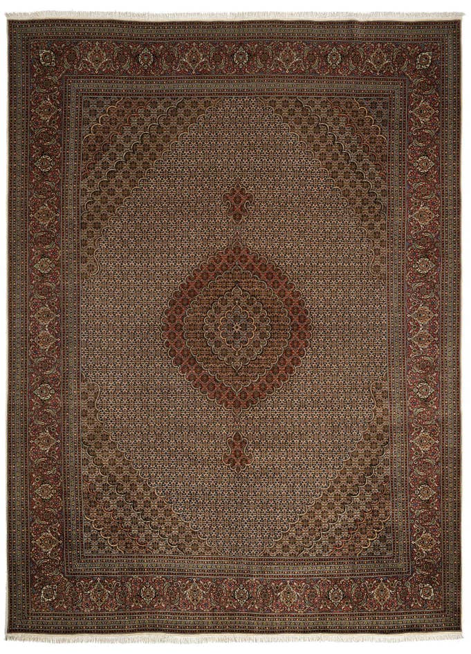 Detail image of 9' 11 x 13' 5 Tabriz Mahi Rug