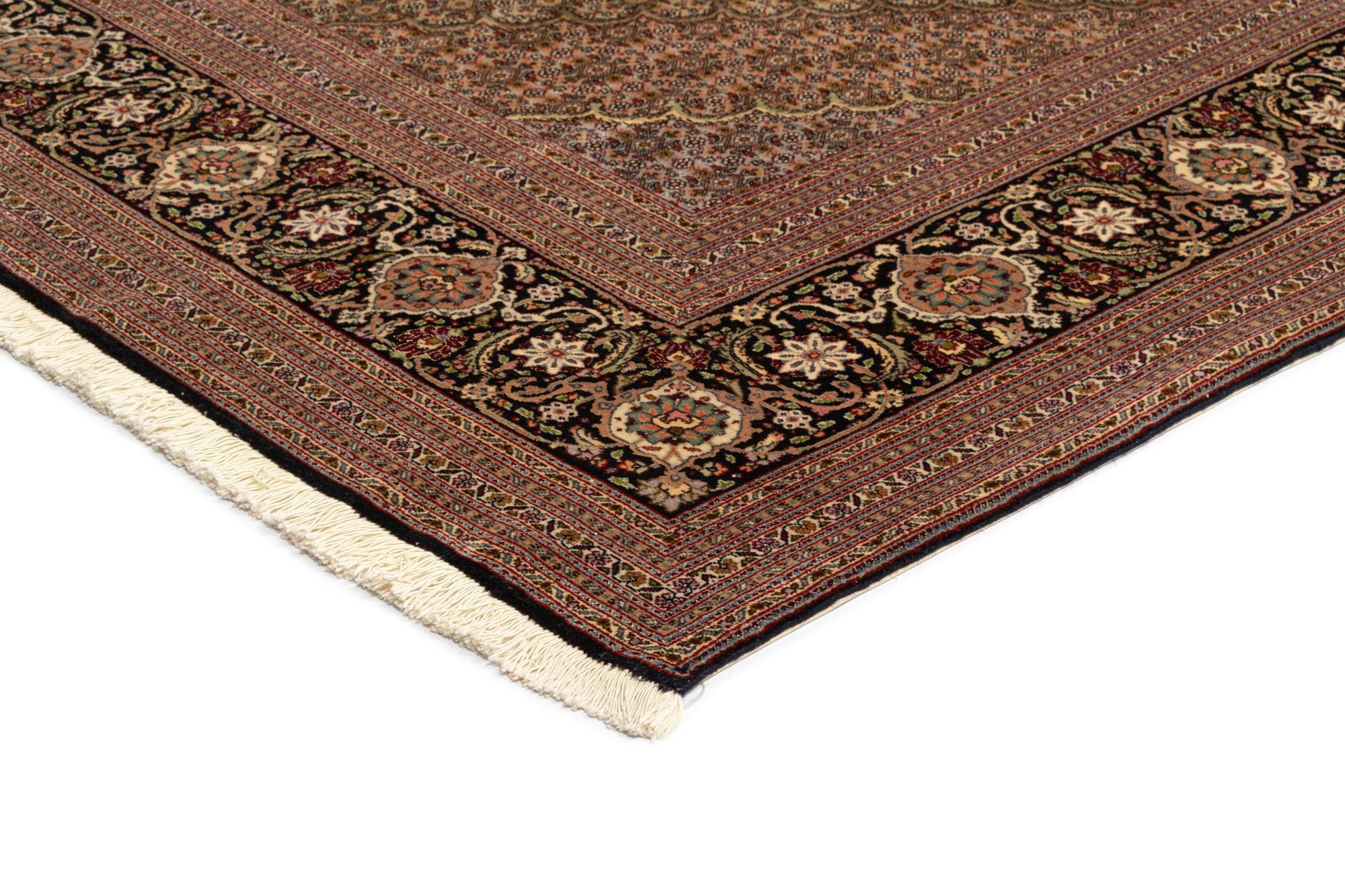 8' 1 x 12' Tabriz Mahi Rug