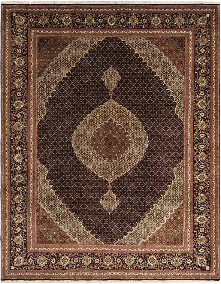 Detail image of 8' 2 x 12' 2 Tabriz Mahi Rug