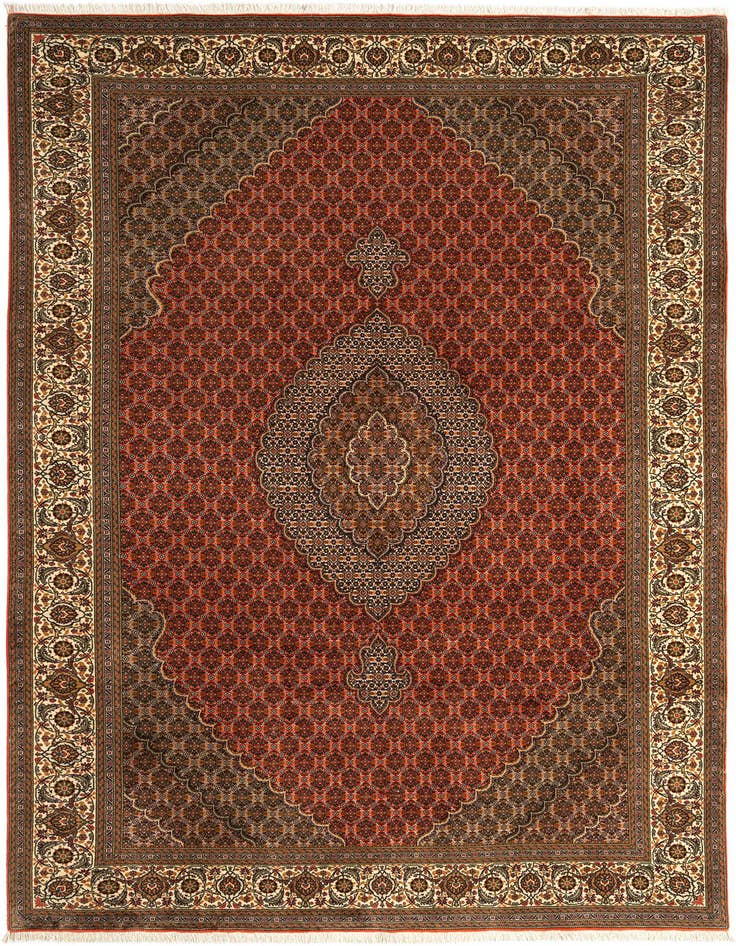 Detail image of 6' 6 x 9' 6 Tabriz Mahi Rug