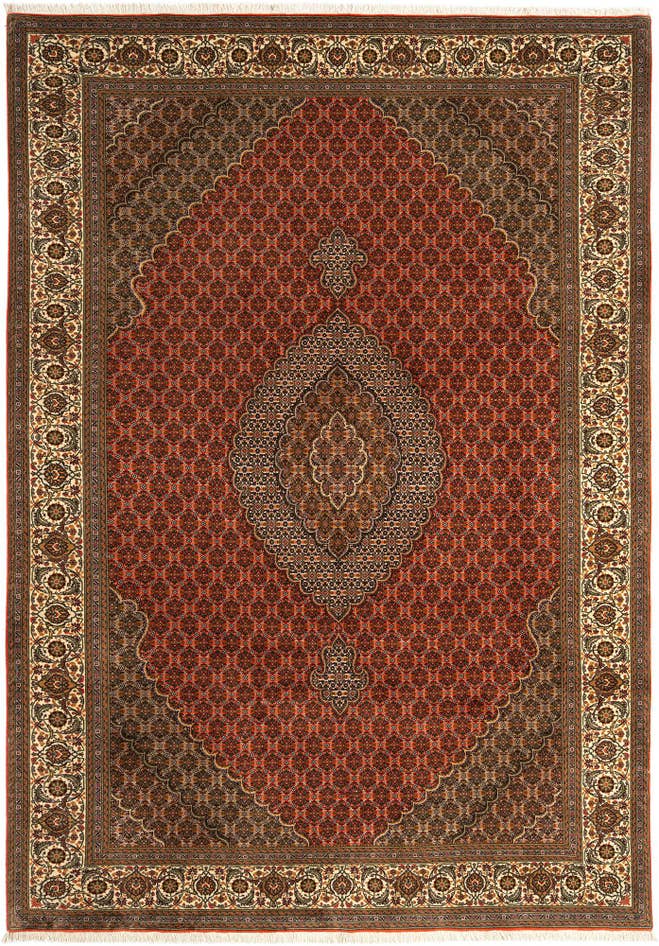 Detail image of 6' 6 x 9' 6 Tabriz Mahi Rug