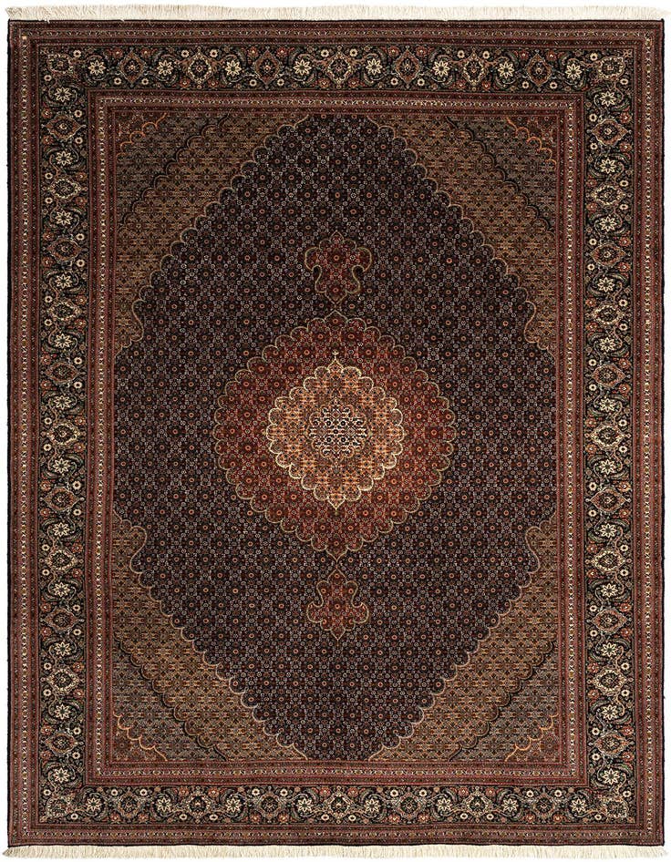 Detail image of 6' 8 x 10' Tabriz Mahi Rug