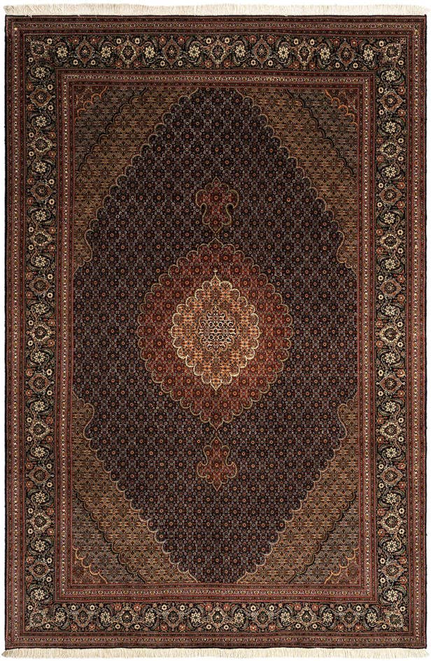 Detail image of 6' 8 x 10' Tabriz Mahi Rug