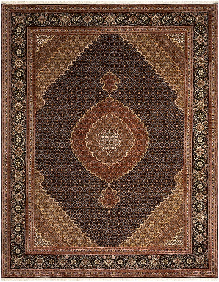 Detail image of 6' 11 x 10' Tabriz Mahi Rug