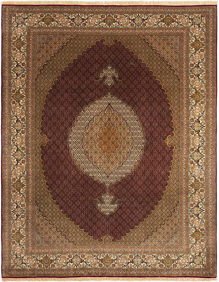 Detail image of 6' 7 x 10' Tabriz Mahi Rug