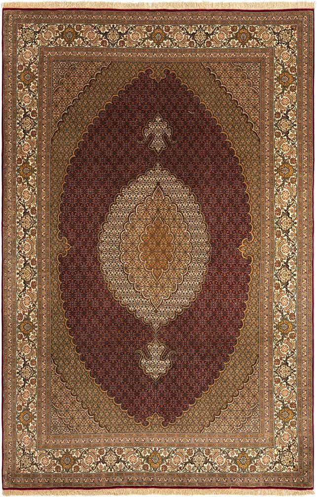 6' 7 x 10' Tabriz Mahi Rug