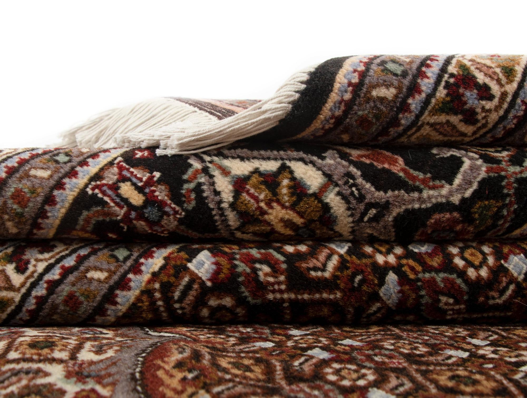 6' 7 x 9' 10 Hand Knotted Tabriz Mahi Persian Wool Rug