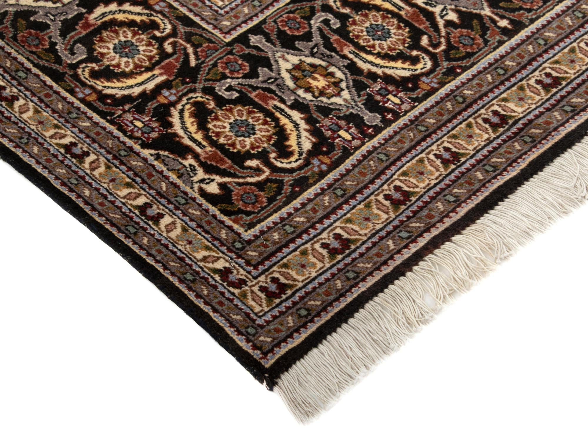 6' 7 x 9' 10 Hand Knotted Tabriz Mahi Persian Wool Rug