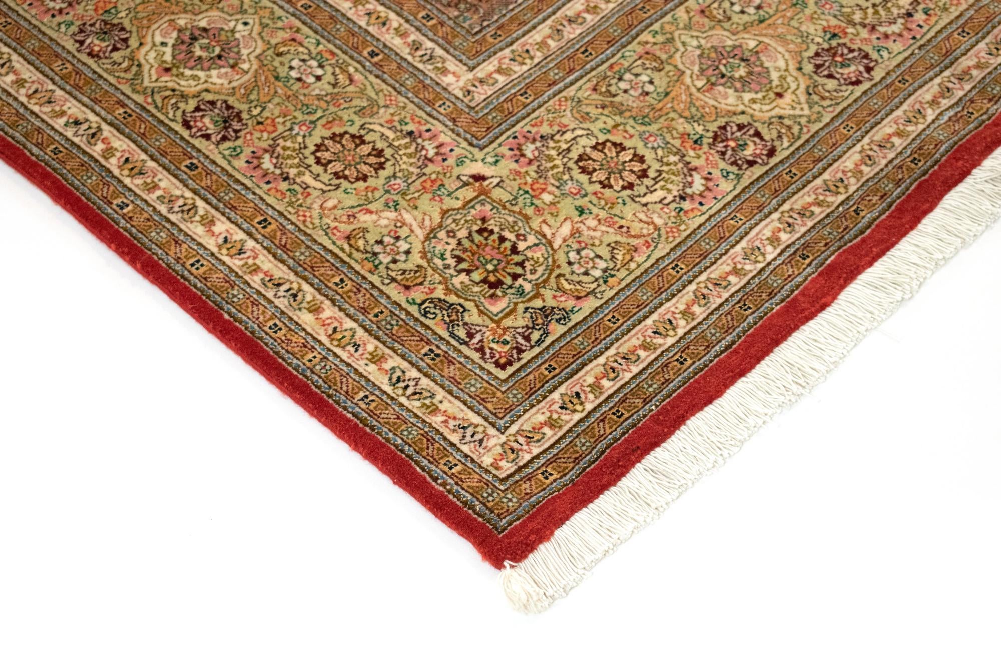 6' 7 x 9' 7 Hand Knotted Tabriz Mahi Persian Rug