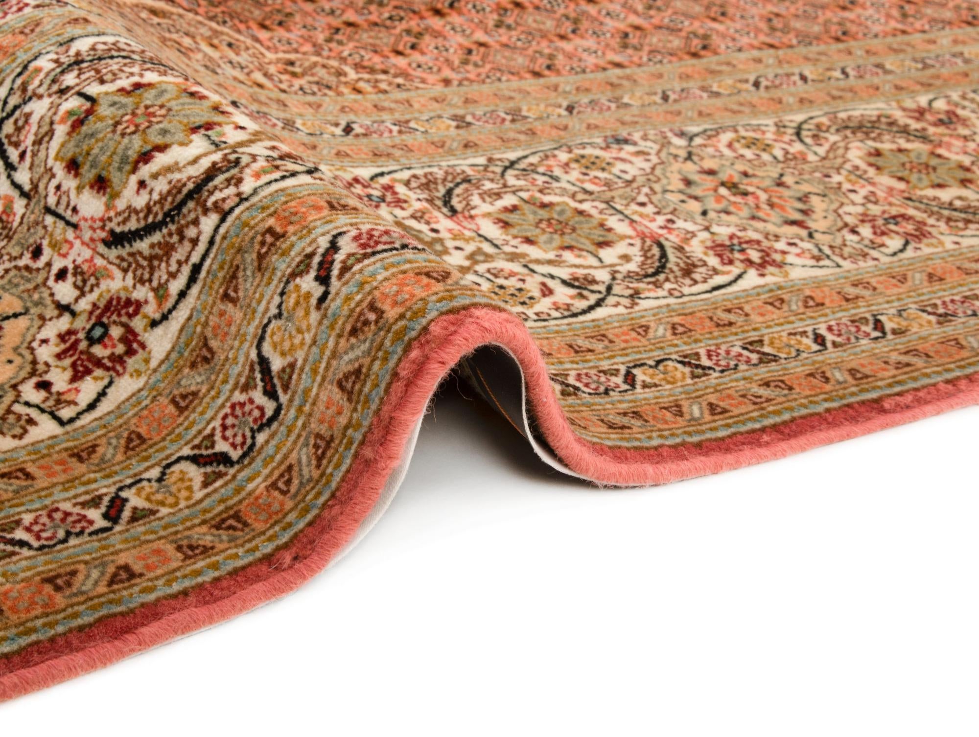 6' 7 x 9' 9 Hand Knotted Tabriz Mahi Persian Rug