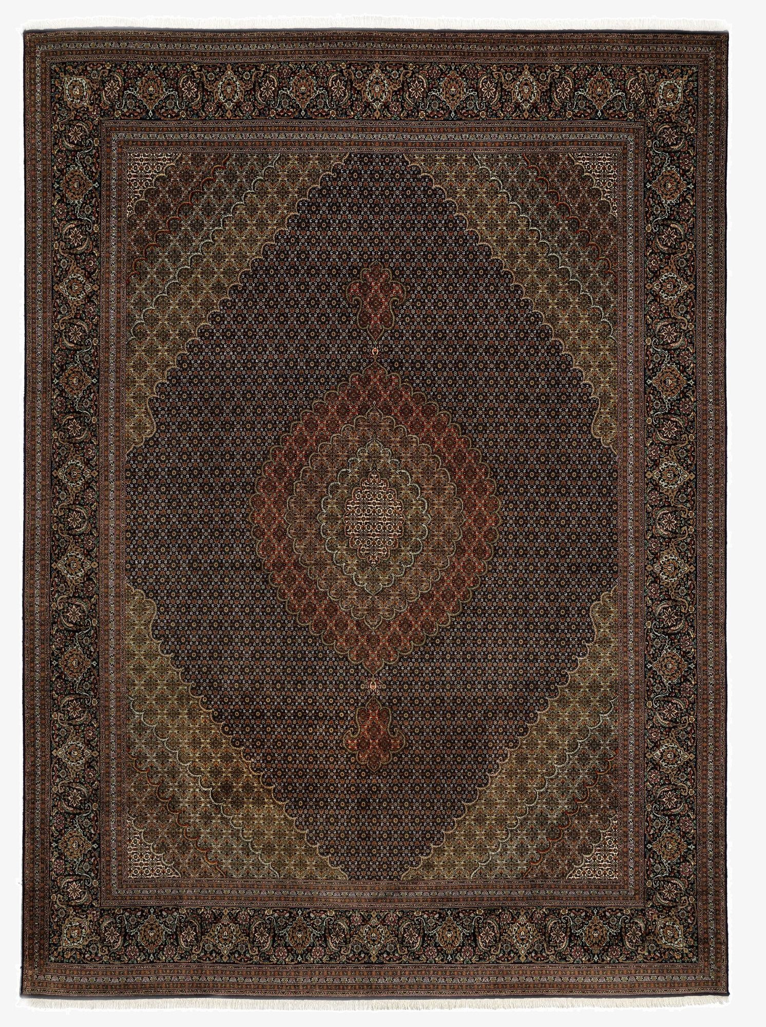 9' 10 x 13' 3 Tabriz Mahi Rug
