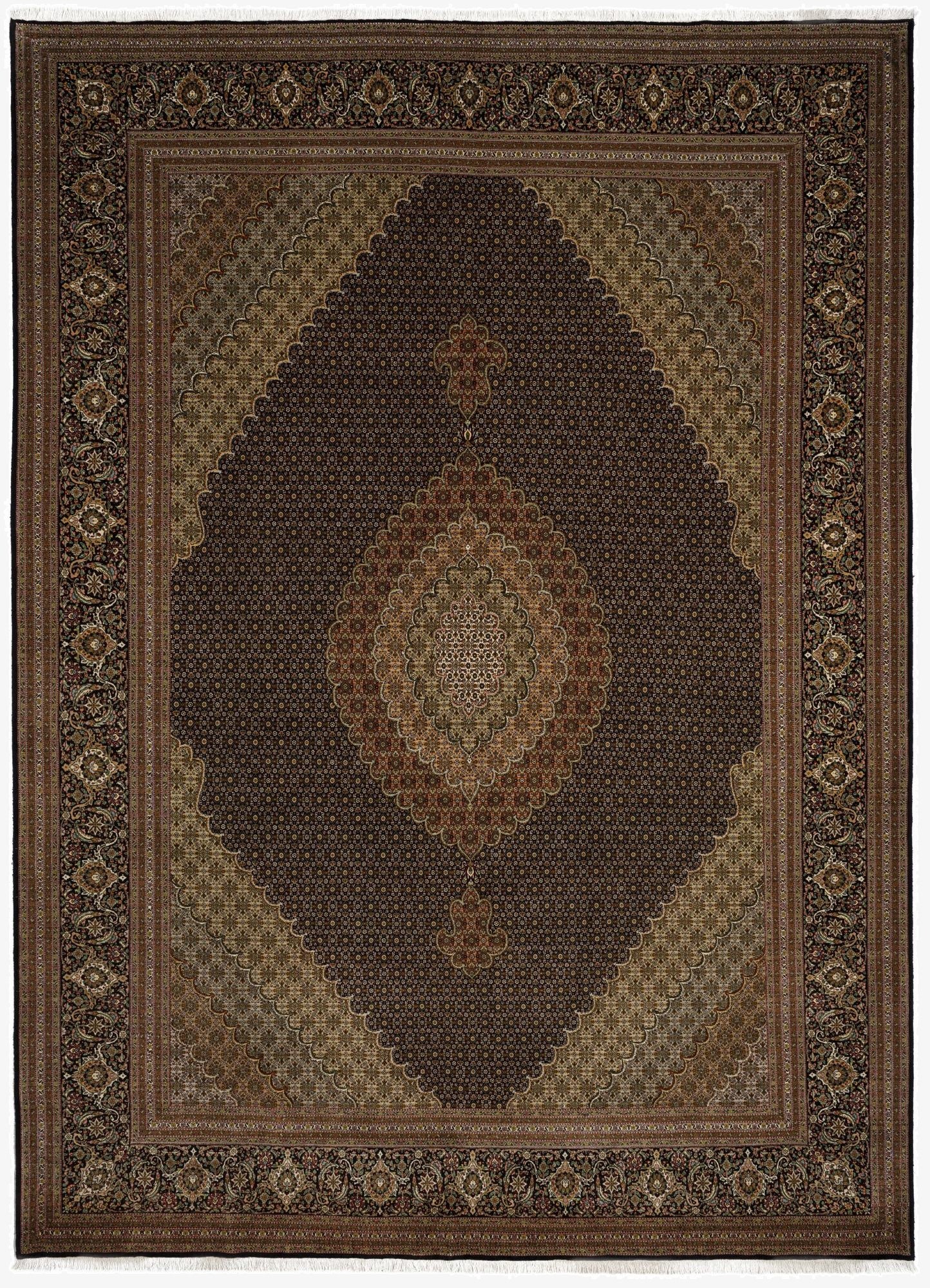 Primary image 10' x 13' 6 Tabriz Mahi Rug