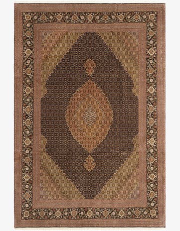 8' 1 x 12' Tabriz Mahi Rug