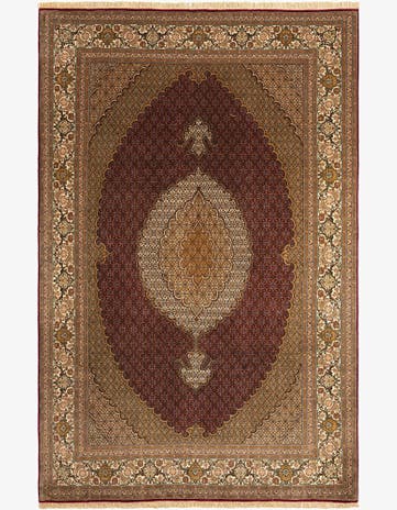 6' 7 x 10' Tabriz Mahi Rug