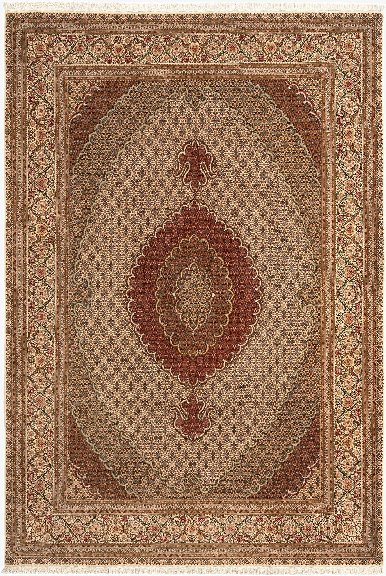 6' 9 x 9' 11 Tabriz Mahi Rug
