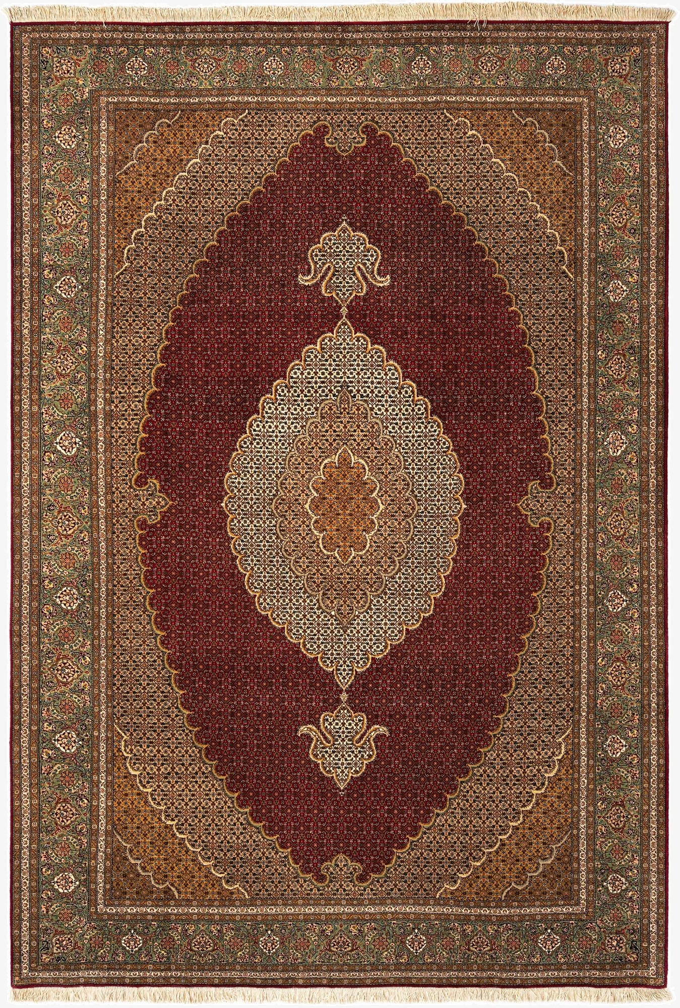 6' 9 x 10' Tabriz Mahi Rug