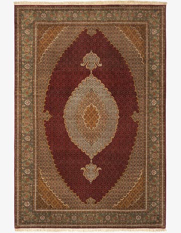 6' 9 x 10' Tabriz Mahi Rug
