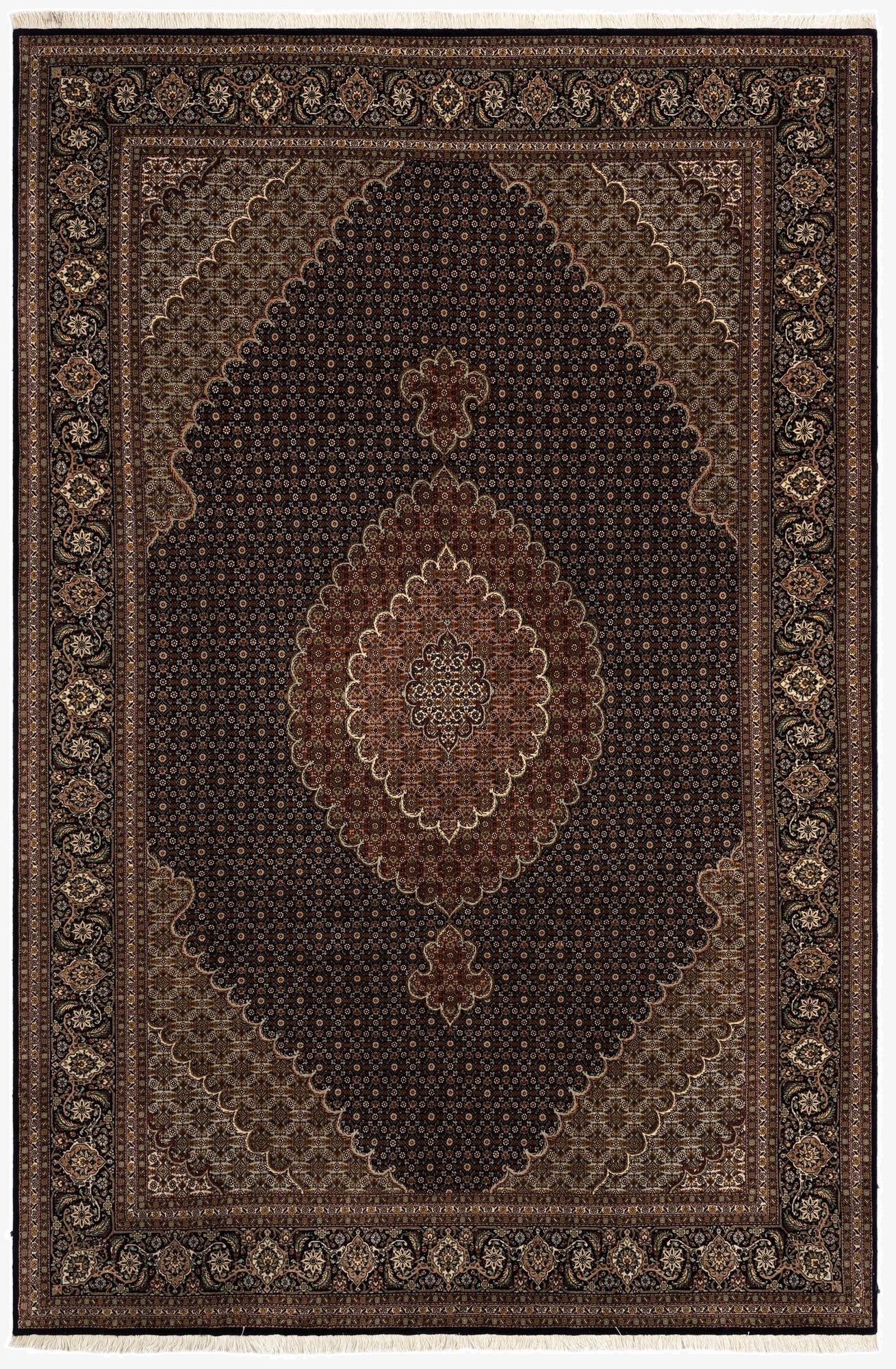 6' 7 x 9' 11 Tabriz Mahi Rug