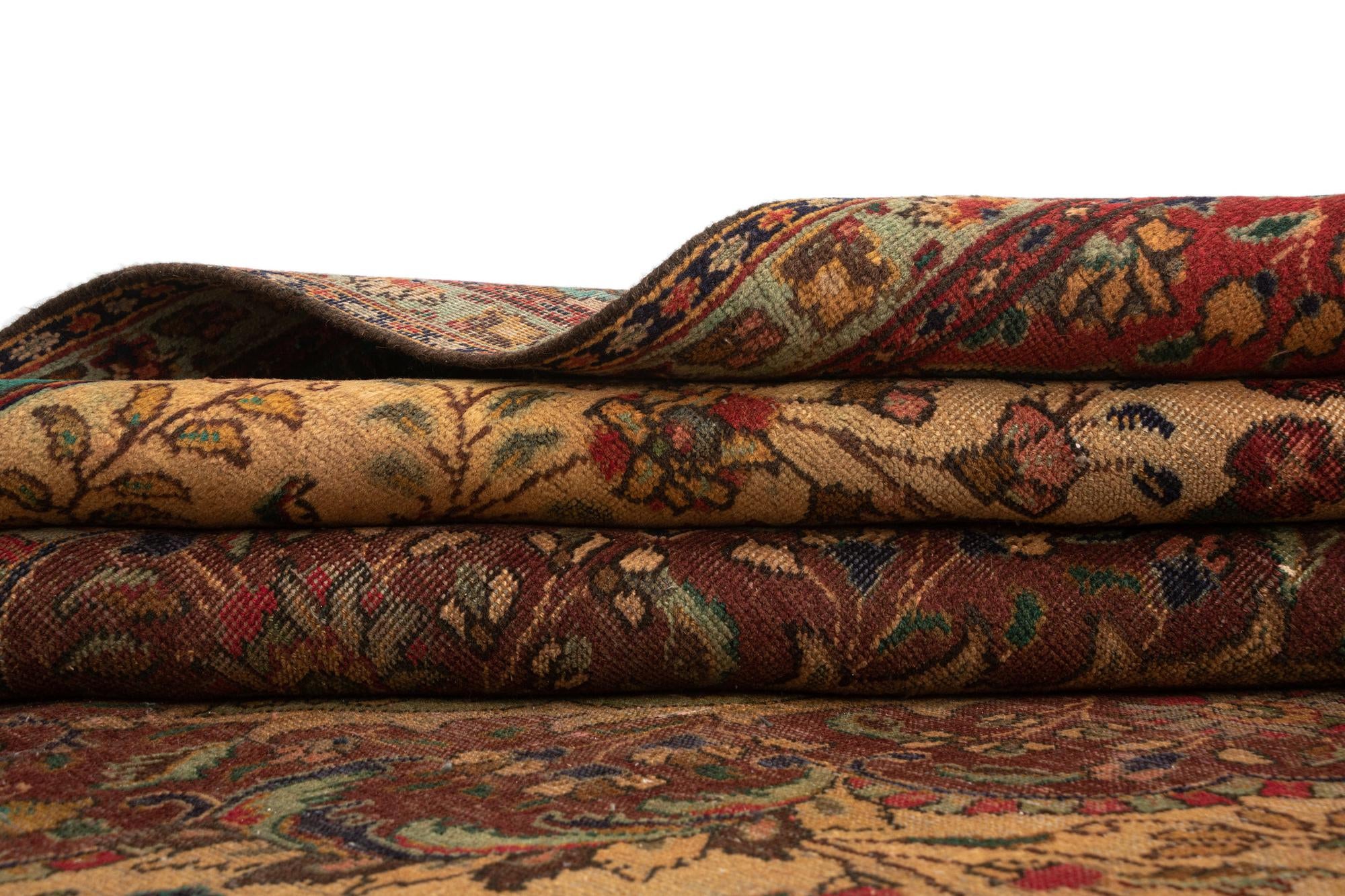 7' 3 x 10' 11 Tabriz Wool Rug