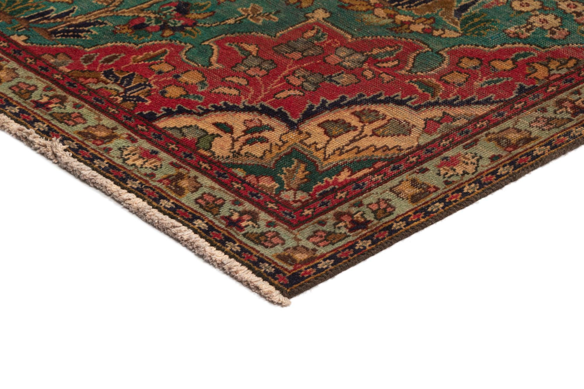 7' 3 x 10' 11 Tabriz Wool Rug