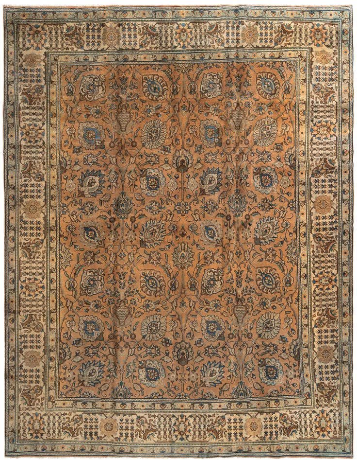 Detail image of 9' 9 x 12' 6 Tabriz Rug
