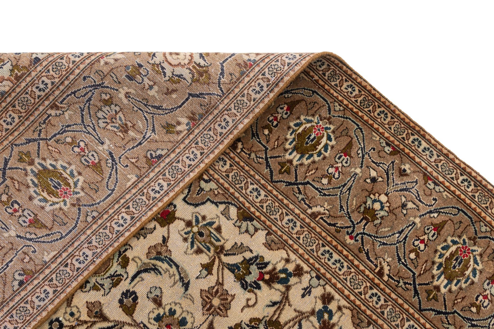 6' 7 x 10' 1 Tabriz Wool Rug