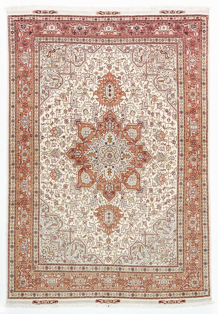 145cm x 215cm Tabriz Vloerkleed