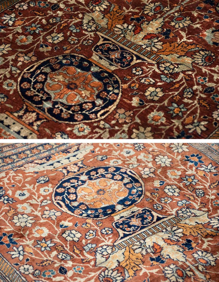 Detail image of 4' 2 x 5' 3 Tabriz Rug