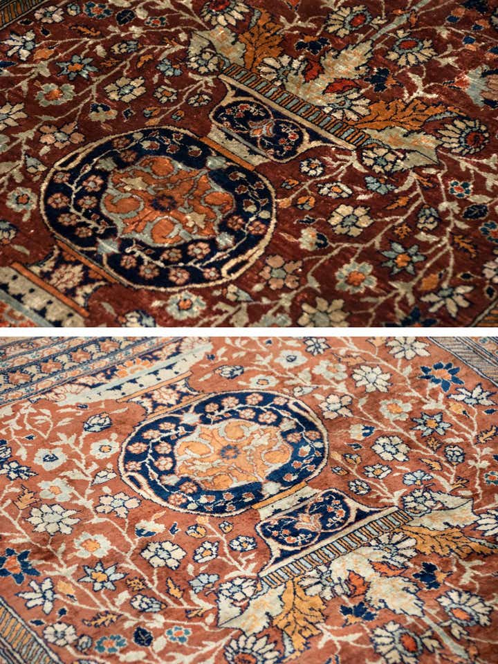 4' 2 x 5' 3 Tabriz Rug