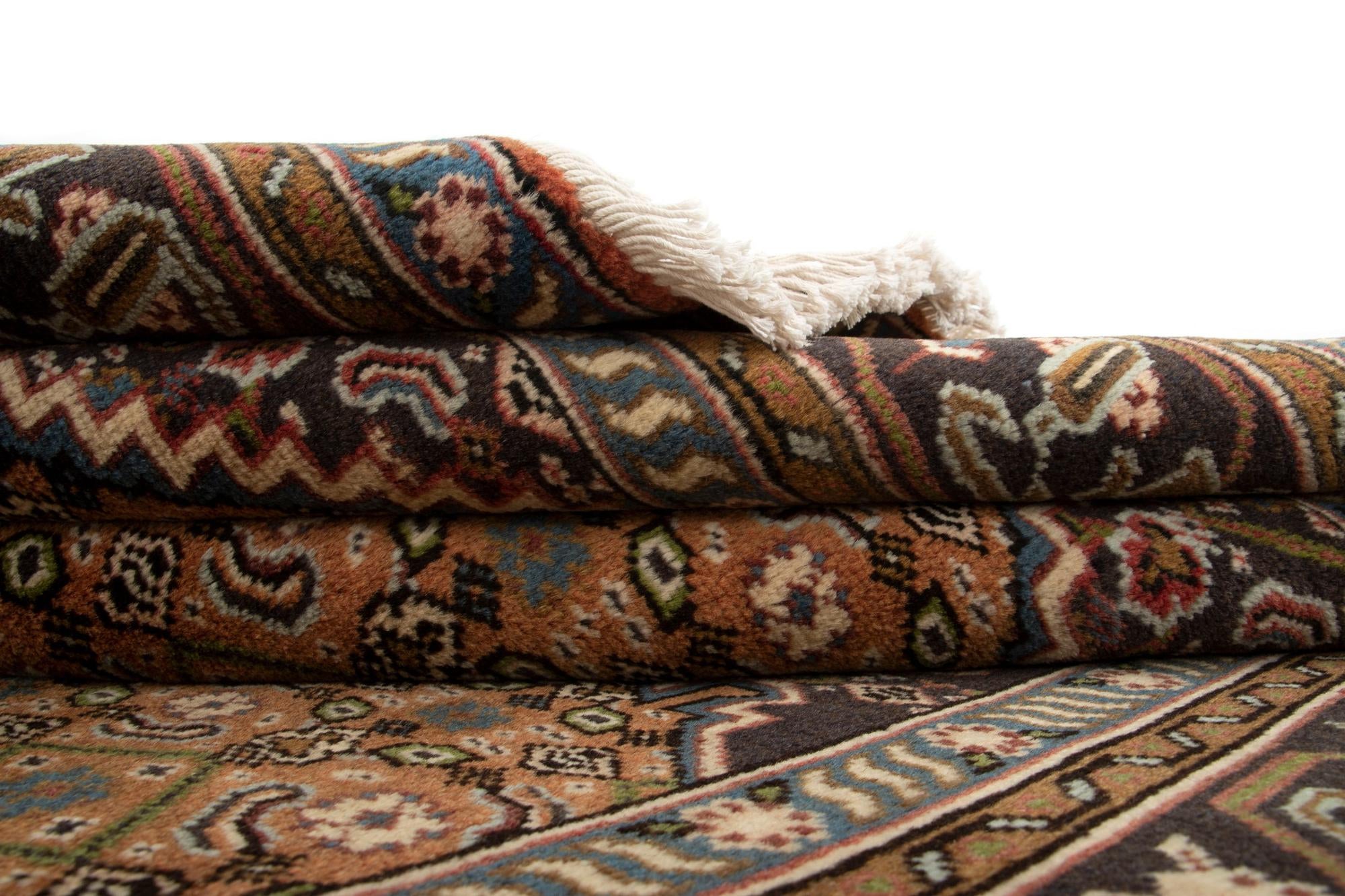 6' 6 x 9' 7 Hand Knotted Tabriz Persian Wool Rug