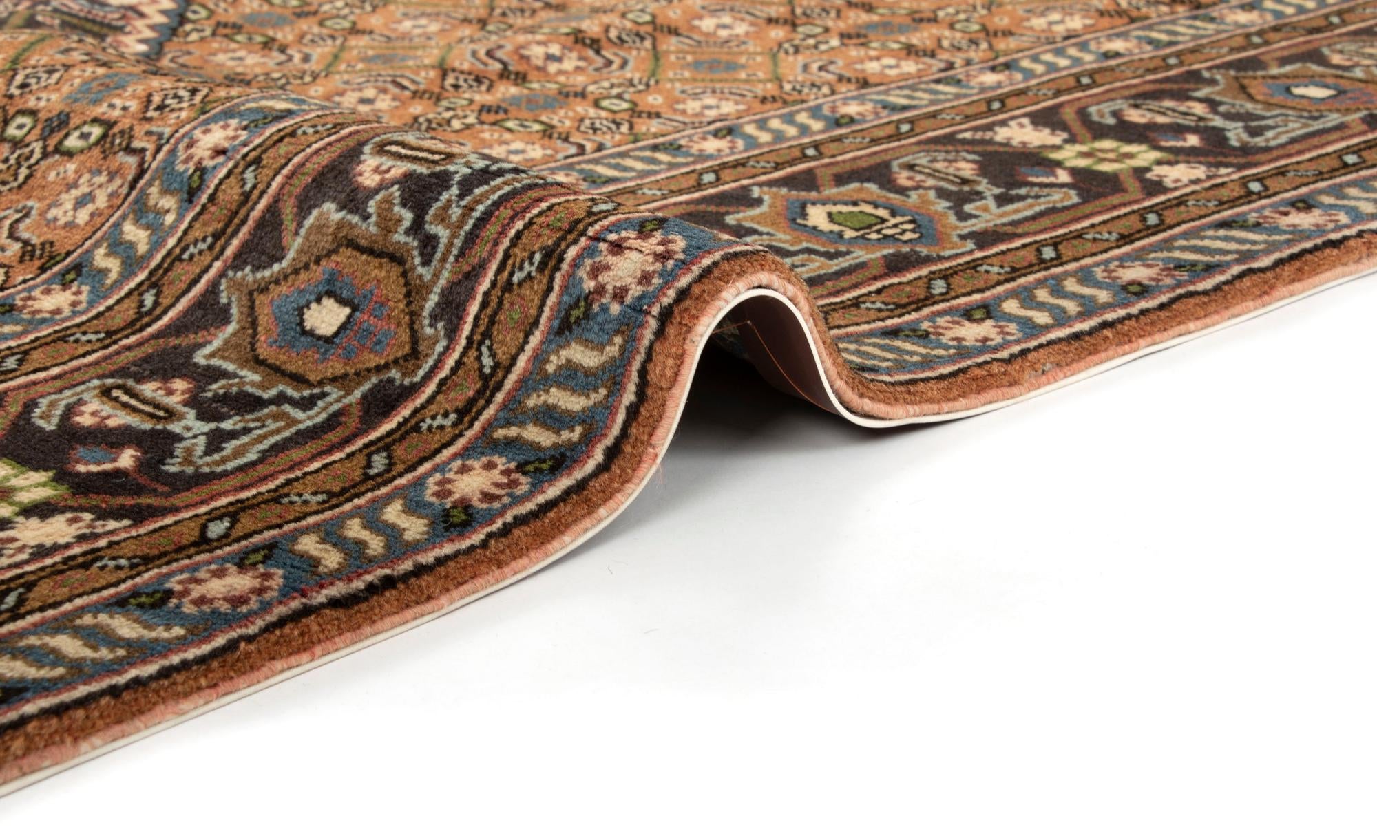 6' 6 x 9' 7 Hand Knotted Tabriz Persian Wool Rug
