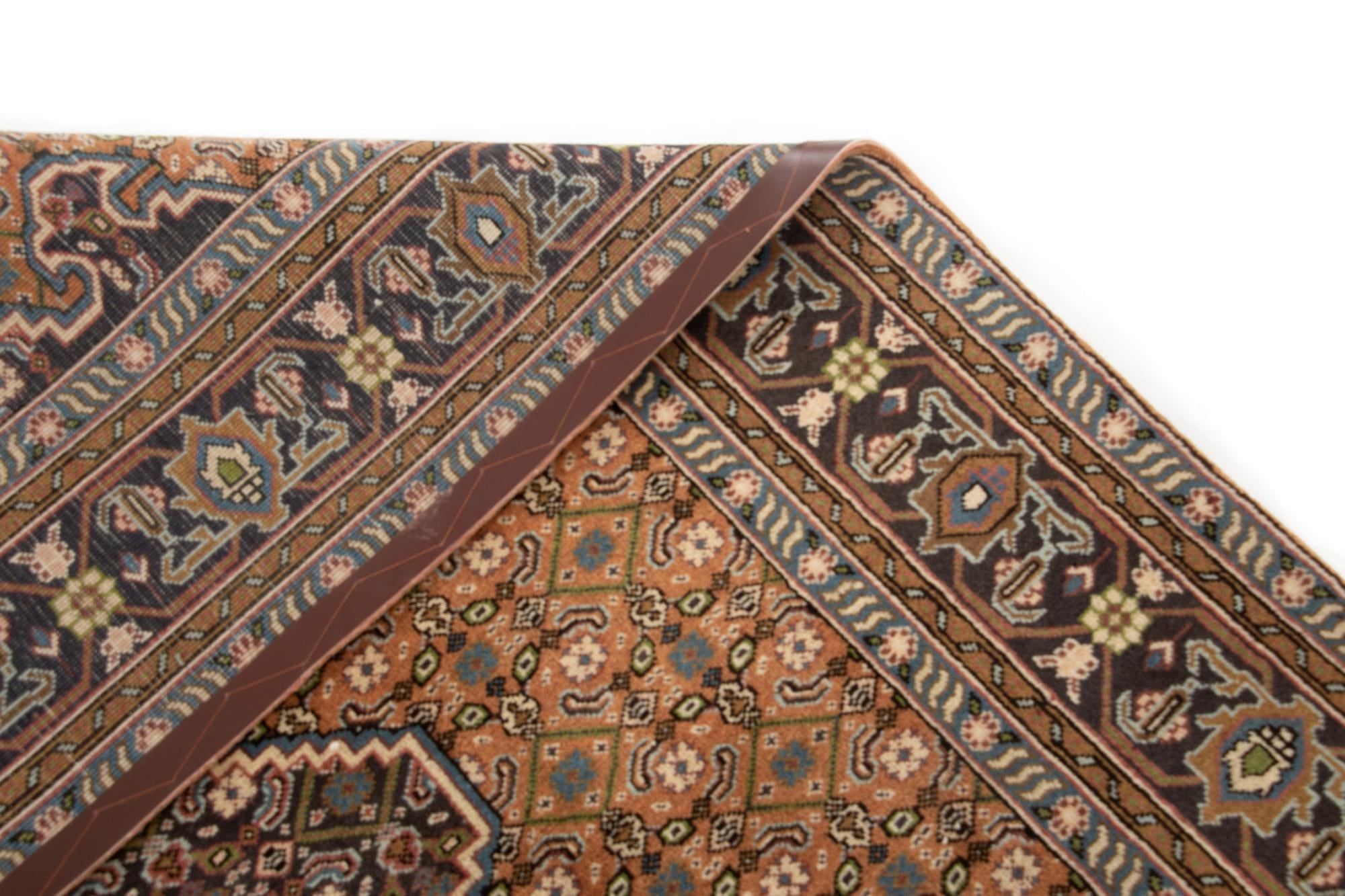 6' 6 x 9' 7 Hand Knotted Tabriz Persian Wool Rug