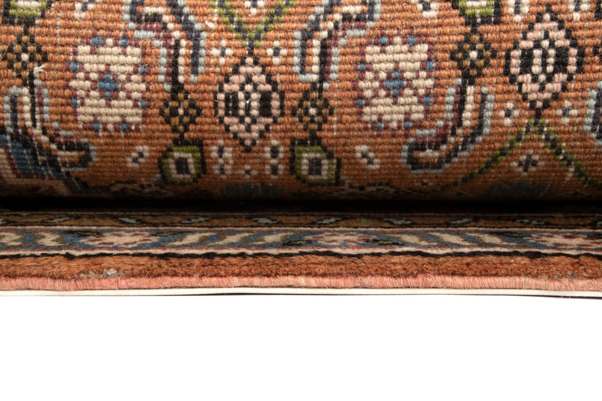 6' 6 x 9' 7 Hand Knotted Tabriz Persian Wool Rug
