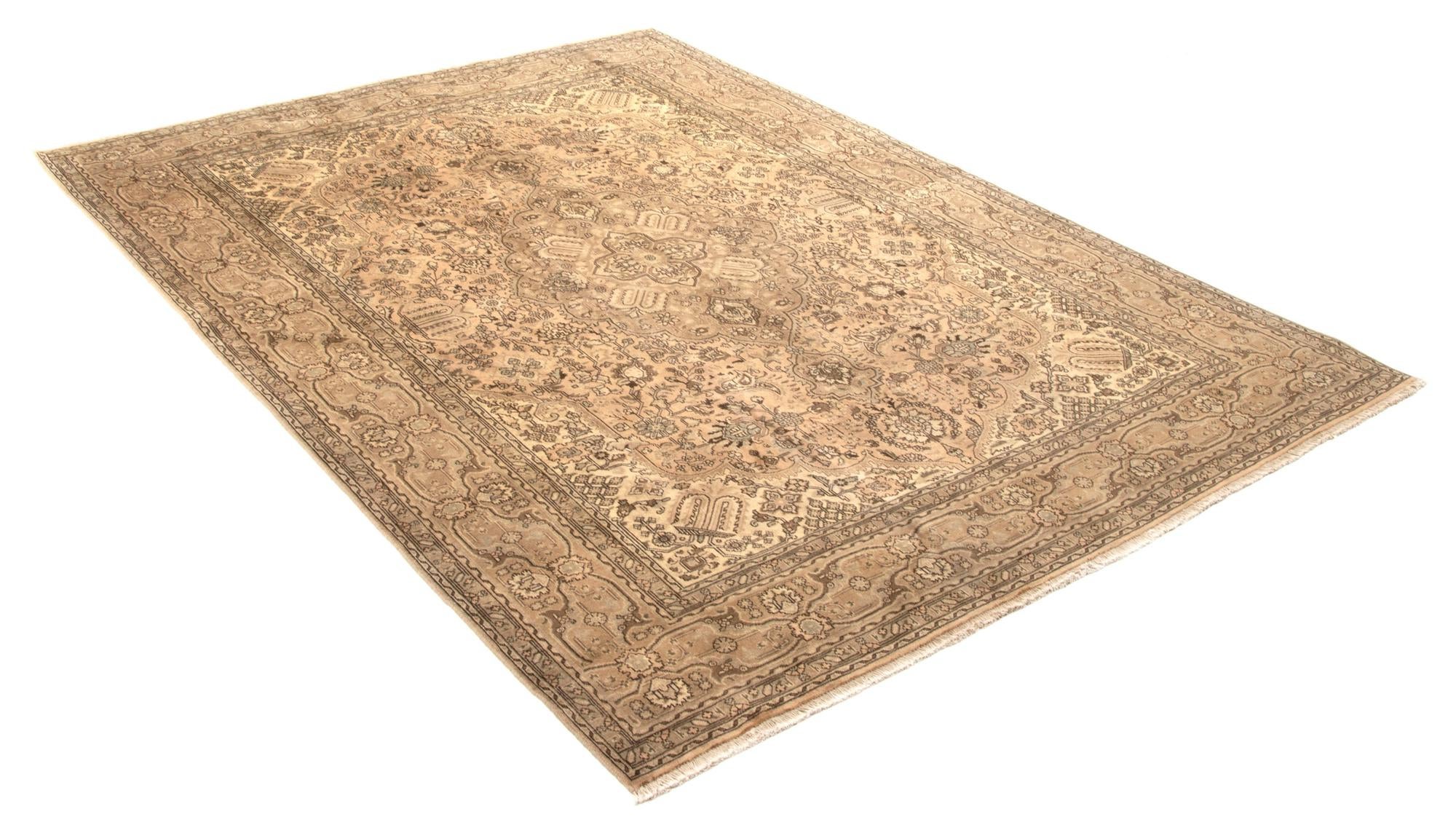8' 2 x 11' 2 Hand Knotted Tabriz Persian Wool Rug