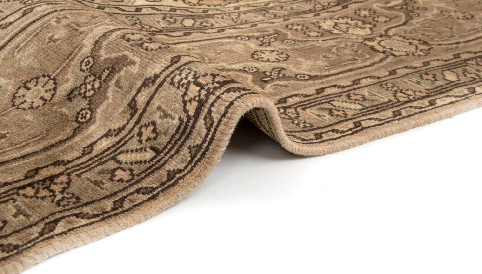 8' 2 x 11' 2 Hand Knotted Tabriz Persian Wool Rug