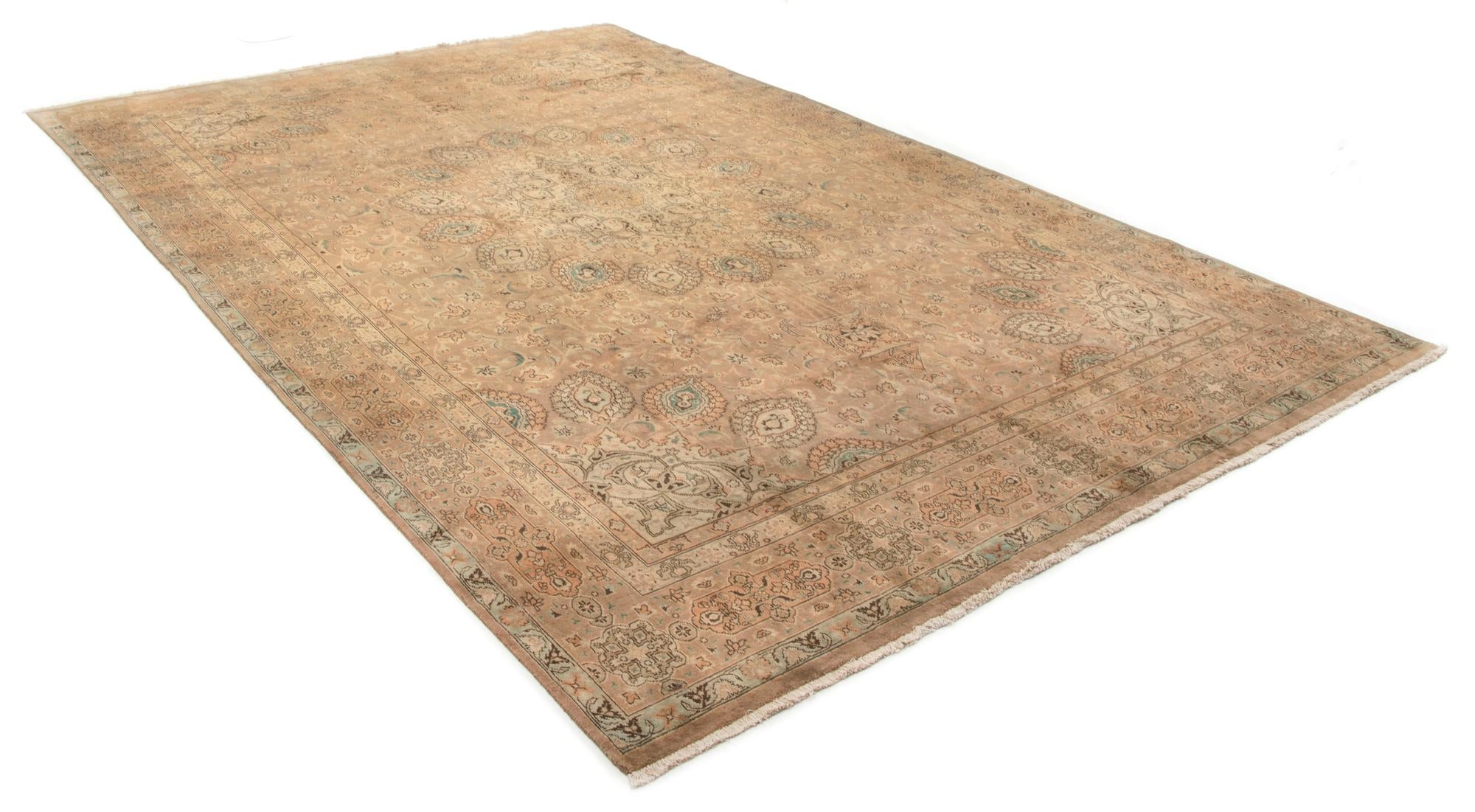 10' 4 x 15' 4 Hand Knotted Tabriz Persian Wool Rug