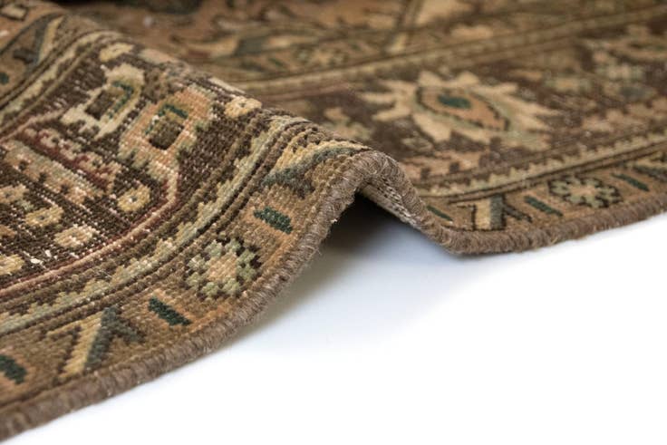 Detail image of 6' 6 x 9' 7 Hand Knotted Tabriz Persian Wool Rug
