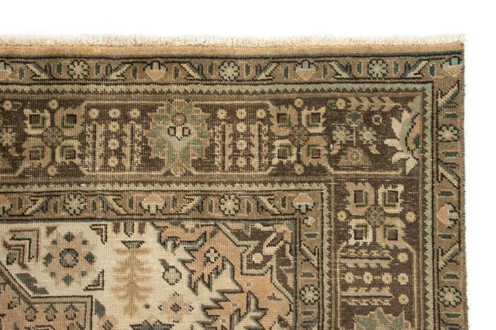 6' 6 x 9' 7 Hand Knotted Tabriz Persian Wool Rug