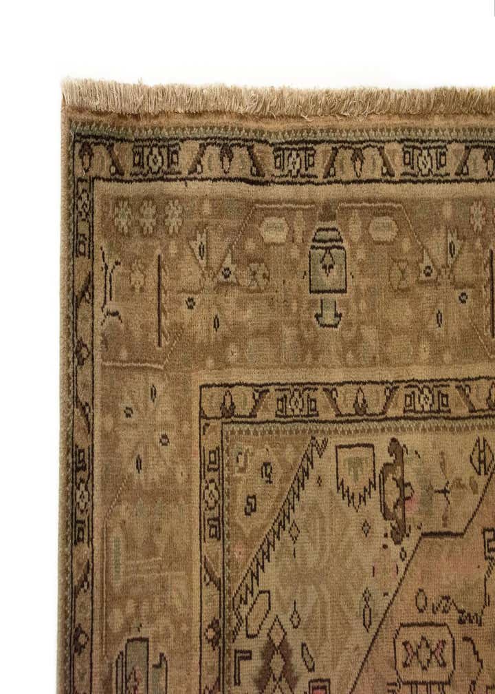 6' 7 x 9' 5 Hand Knotted Tabriz Persian Wool Rug